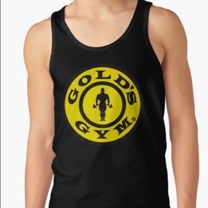 Gold's Gym Men's Black Muscle Tank Top Sleeveless Bodybuilding Size Medium